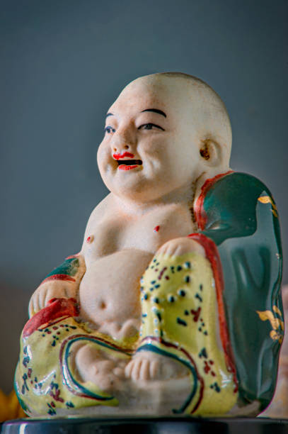 Happy Buddha celebrating lack of ego