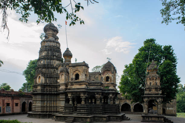 istock Shree Kshetra Sangam Mahuli and Kshetra Mahuli are two temple 2157982995
