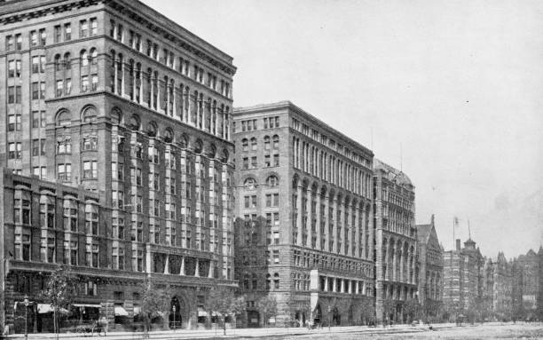 istock Antique photograph of Chicago: Auditorium Building 2157983020