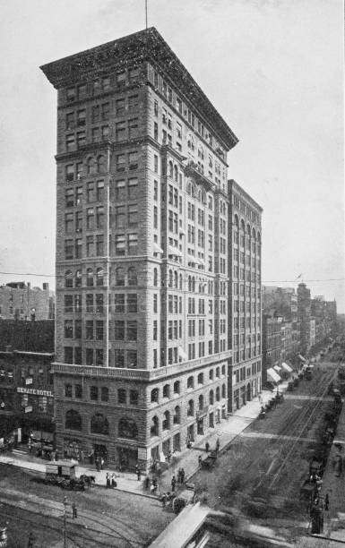 istock Antique photograph of Chicago: Security Building 2157983645