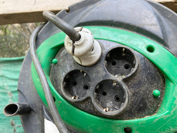 istock Electrical outlet and electric plug 2157983660