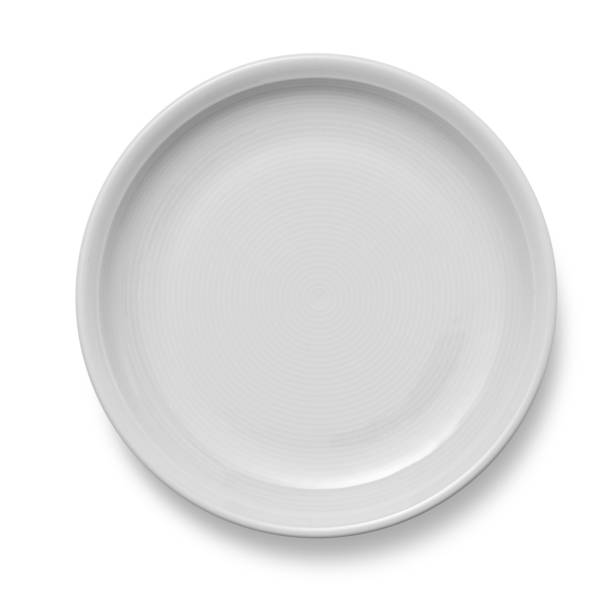 istock White Porcelain Round plate, on white background 2157983881