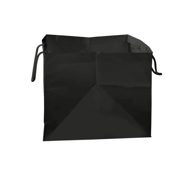 istock Blank black shopping  bag, Mockup, template 2157984230