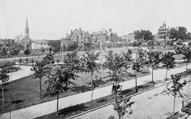 istock Antique photograph of St Paul: Central Park 2157984727