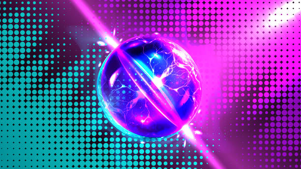 istock Abstract background wallpaper of the lightning crystal ball 2157986054