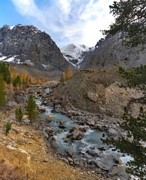 istock Glacial river of Altai 2157988448