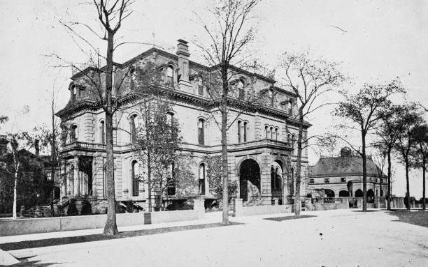 istock Antique photograph of Chicago: George M Pullman residence 2157989358