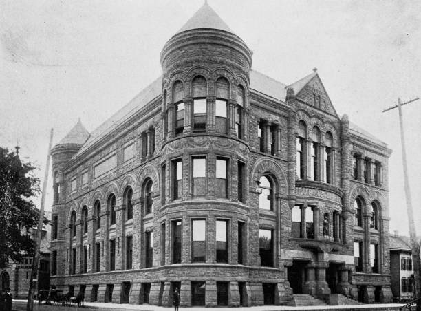 istock Antique photograph of Minneapolis: Public Library 2157989863