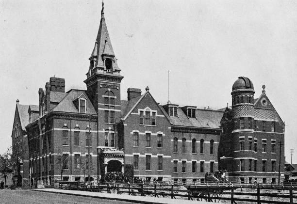 istock Antique photograph of St Paul: High School 2157990529