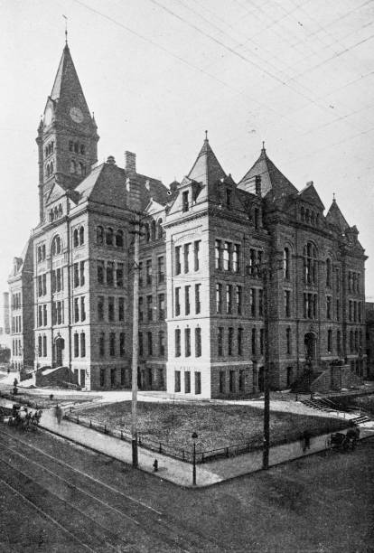 istock Antique photograph of St Paul: Courthouse 2157990599