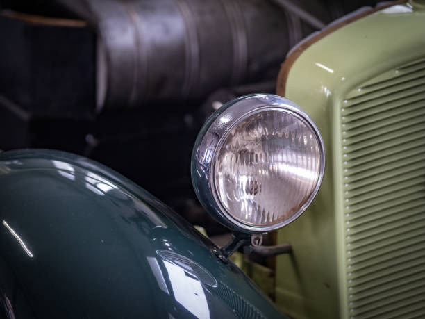 istock Retro and vintage old-timer car 2158000869