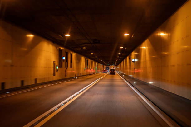 istock Traffic on highway in  tunnel ,  Germany 2158000898