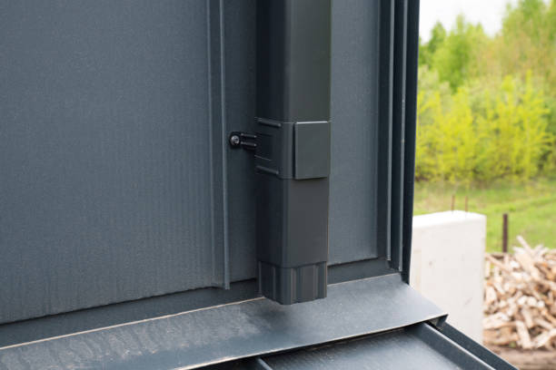 istock Element of a metal square drainage system 2158006555
