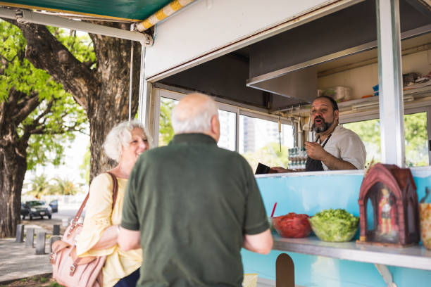 istock Food Truck Conversation Under Daylight 2158008648