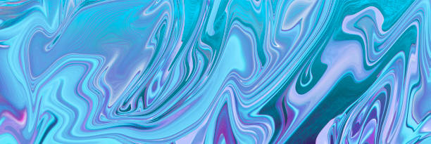 istock concept of beautiful mixed colors on blue colored water 2158011288