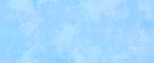istock watercolor painting on old paper texture - blue 2158011351