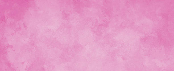 istock watercolor painting on old paper texture - pink 2158011361