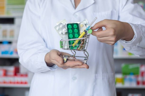 istock Doctor with medicine cart . 2158012149