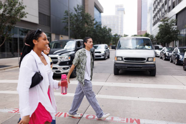 istock Multiracial students exploring the city together during the 2158012312