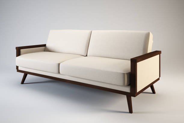 istock A close up of a couch with a white cover on it 2158012687