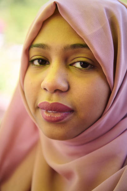 istock Close up Portrait of a Joyful Middle Eastern Hijabi 2158013731