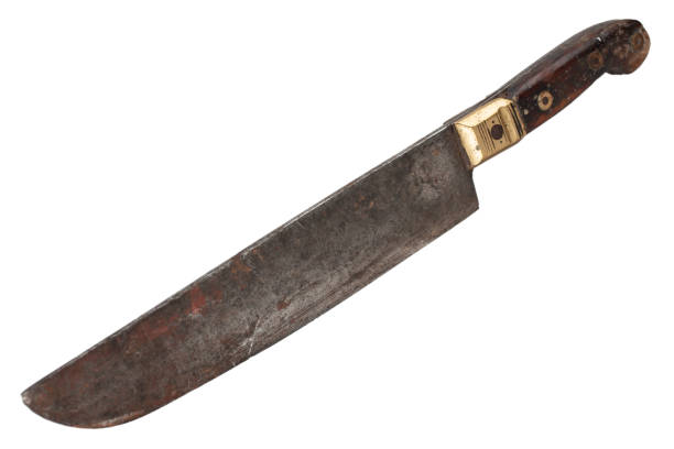 istock Retro vintage hunting knife 2158022224