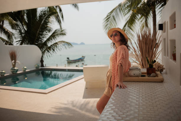 istock Woman enjoying on vacation 2158022365
