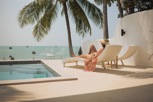 istock Woman enjoying on vacation 2158022555