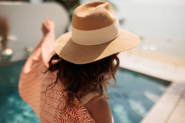 Woman enjoying on vacation