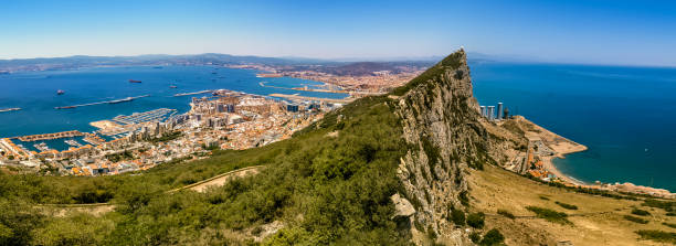 istock Panoramic view from the top of Gibraltar Rock (flattened) 2158027174