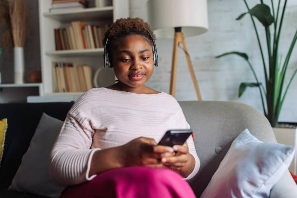 istock Connected and Comfortable: A Moment of Digital Leisure 2158029070