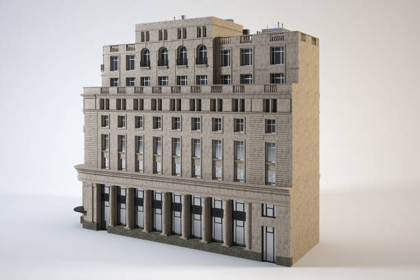 istock A large multi-storey building looks majestic and antique. 2158038161