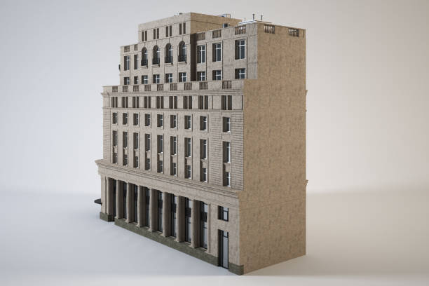 istock A large multi-storey building looks majestic and antique. 2158038194