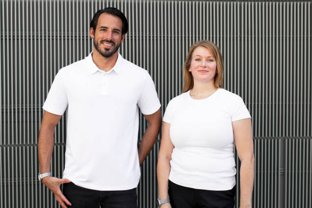 Basic white tops men and womens fashion apparel