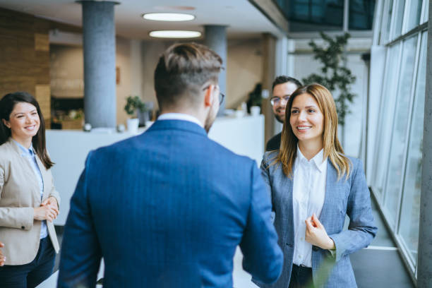 istock Business colleagues in informal meeting 2158044607