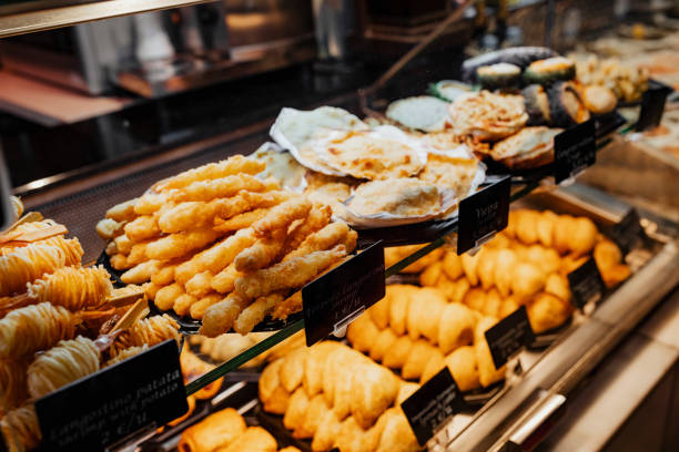 istock Fried snack in Mercado De San Miguel, Madrid 2158045186