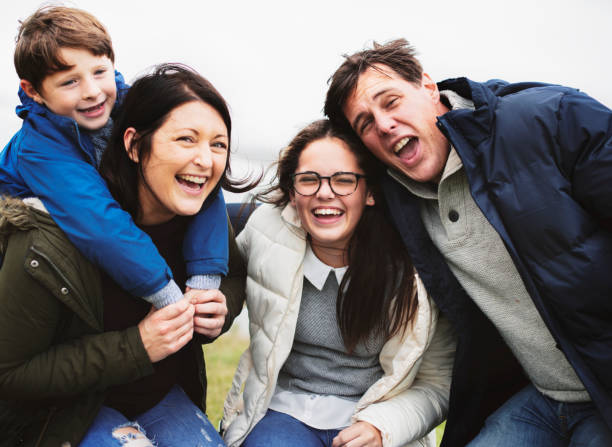 istock Happy family spending time together 2158045247