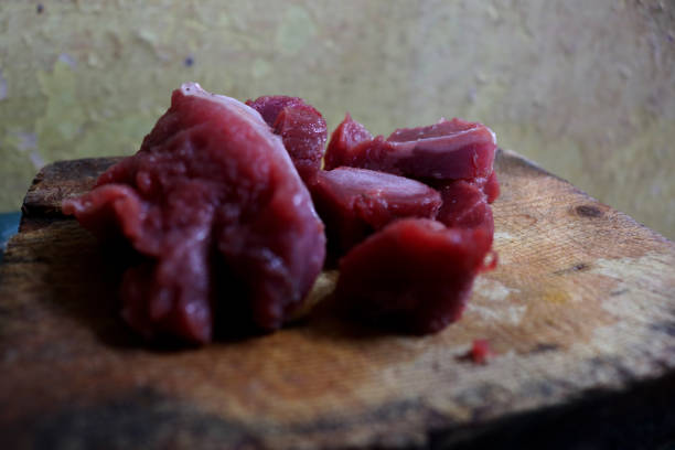 Photo of fresh beef cuts still red ready to be cooked