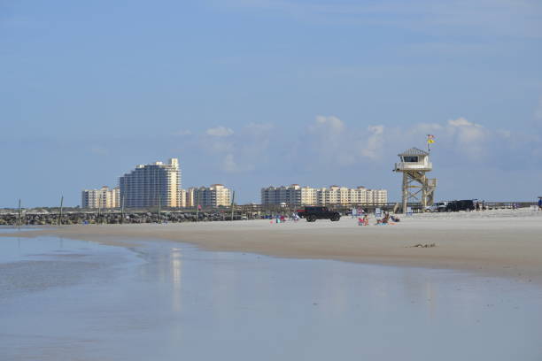 istock Ponce Inlet Beach, New Smyrna Beach Skyline, Beach Patrol 2158049521