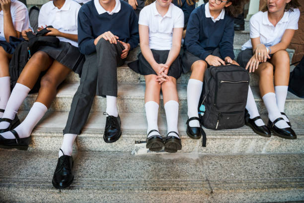 istock Group of students sitting in the row 2158051197