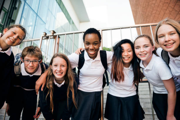 istock Group of students friends together smiling happiness 2158051238