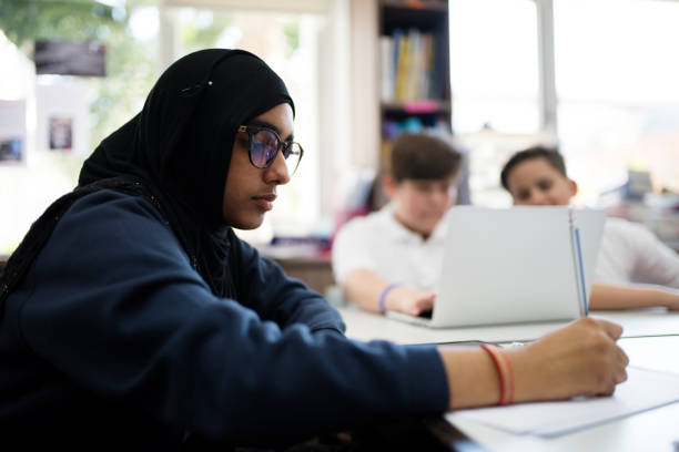 istock Group of students studying in the classroom 2158051544