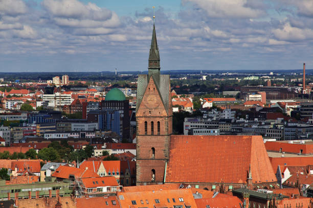 istock The view on Hanover city, Germany 2158056989
