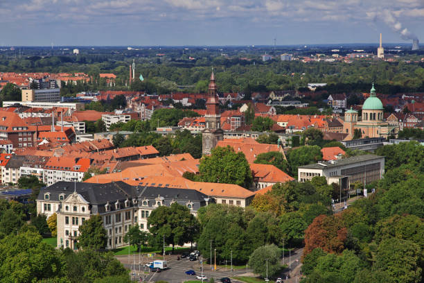 istock The view on Hanover city, Germany 2158056990