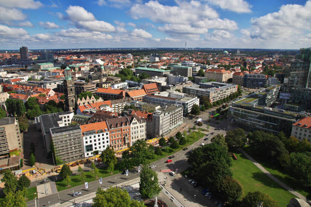 istock The view on Hanover city, Germany 2158056994