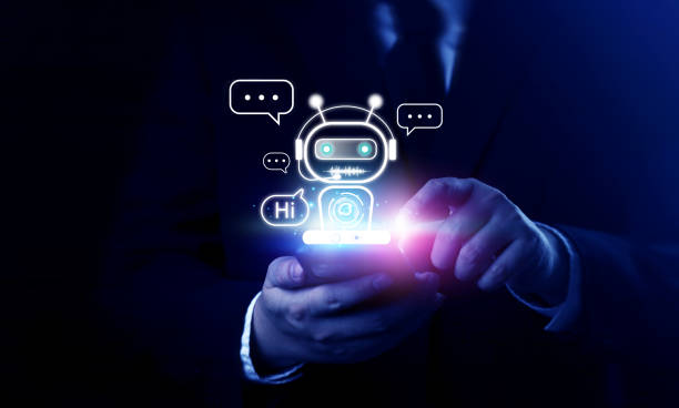 istock Digital AI chatbot, online application connects to network on smartphones. 2158058779
