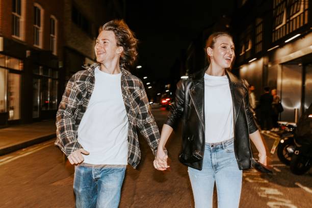 istock Happy couple on date night 2158060760