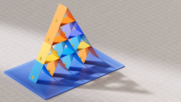 istock Credit Card Pyramid. Payment Technology and Finance Technology Concept. 2158064741