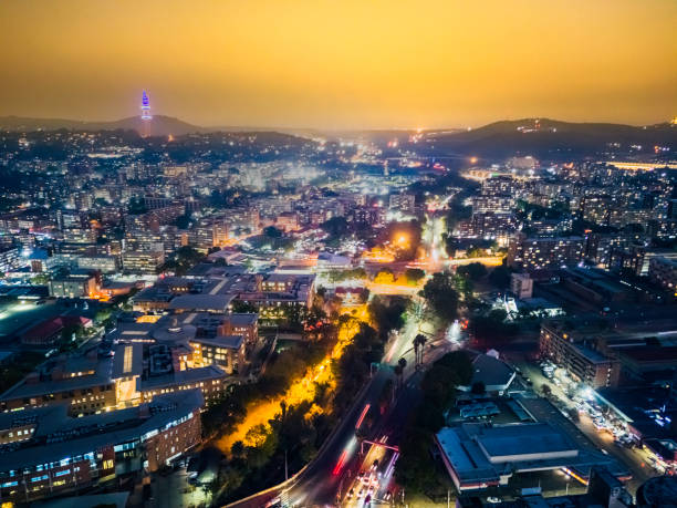 Pretoria Cityscape At Sunset