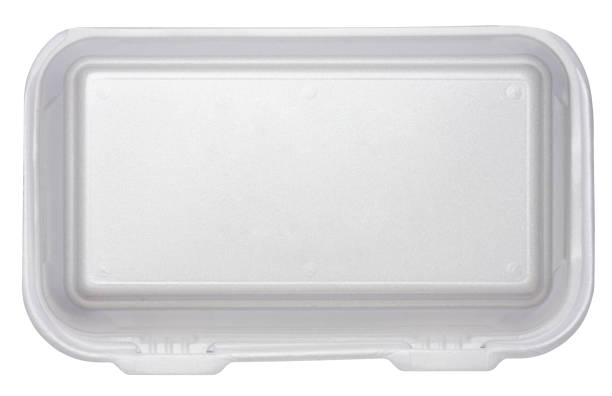 istock Disposable tableware with lid for hot food on isolated background 2158083961